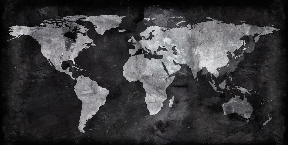 Slate world map